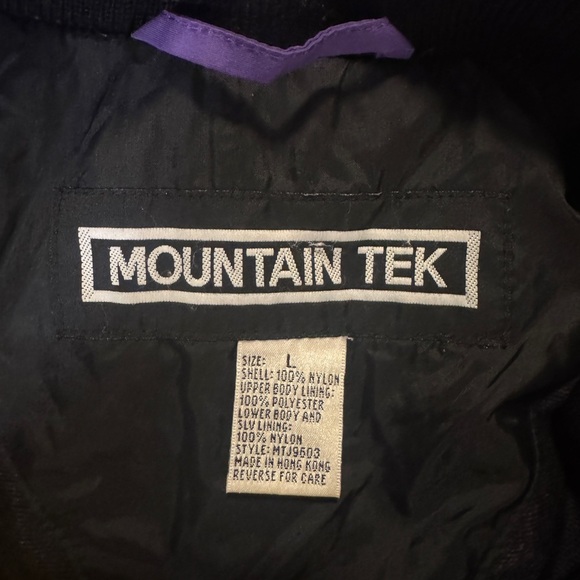 Black and Purple Mountain Tek Jacket - Picture 3 of 5